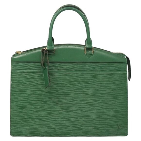 LOUIS VUITTON Epi Riviera Hand Bag Green LV Auth - Picture 2 of 16